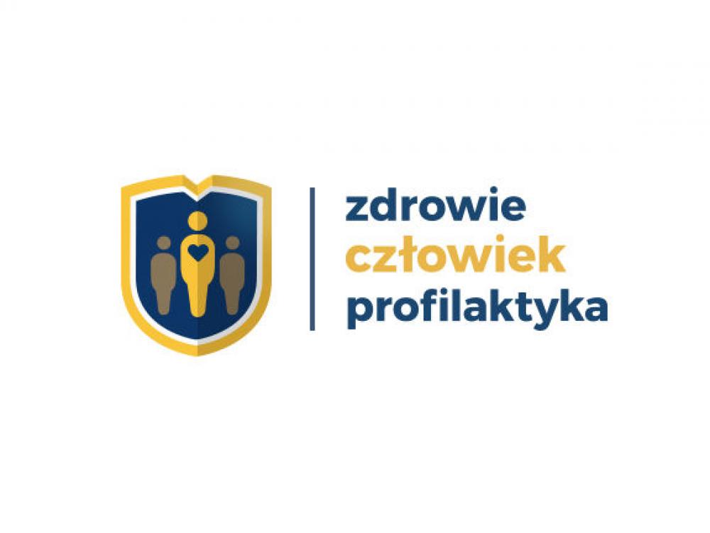 Logo zdrowie - człowiek - profilaktyka