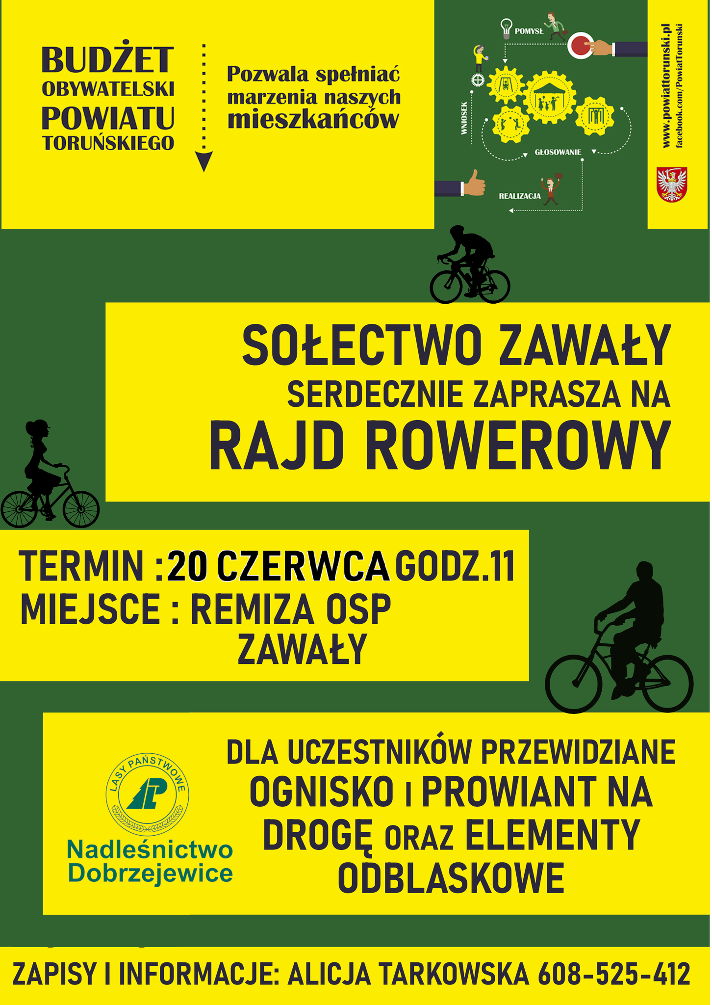 Rajd rowerowy z podglądaniem