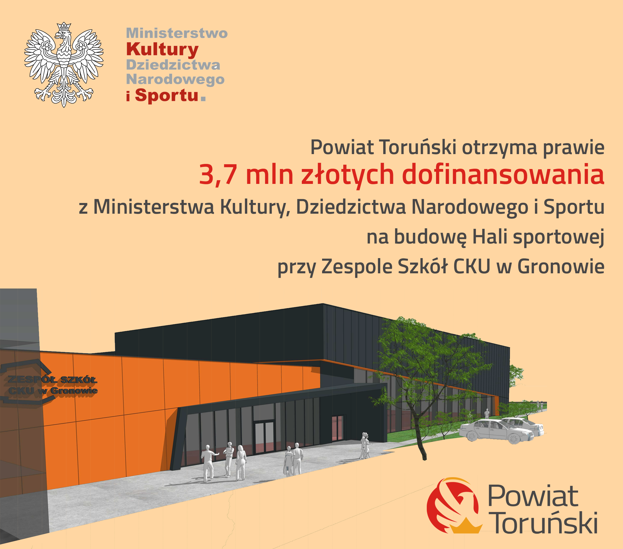 Hala sportowa z ministerialnym dofinansowaniem