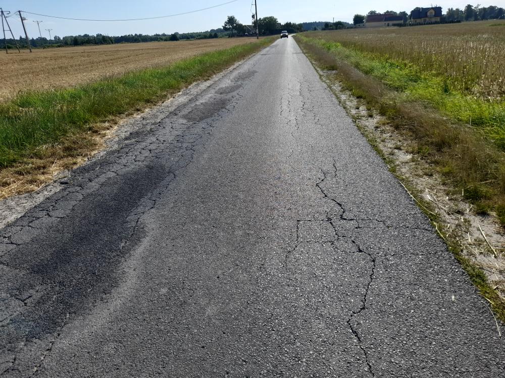 Z Mirakowa do Małej Grzywny po nowym asfalcie - już wkrótce!