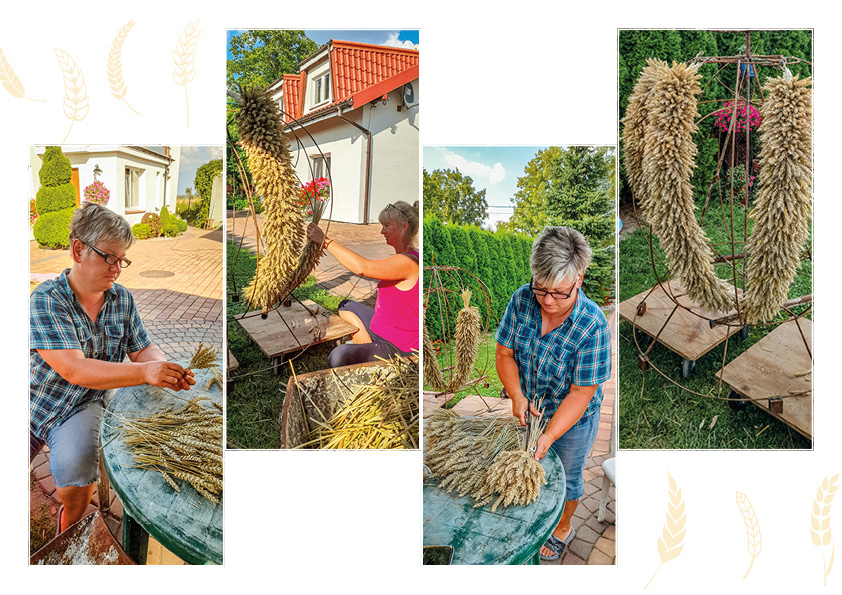 Tak powstawał wieniec dożynkowy