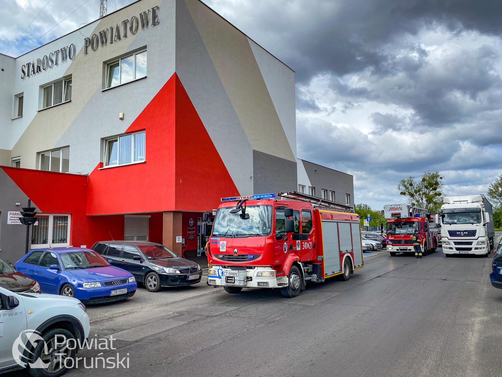 Ćwiczenia PPOŻ w Starostwie Powiatowym w Toruniu