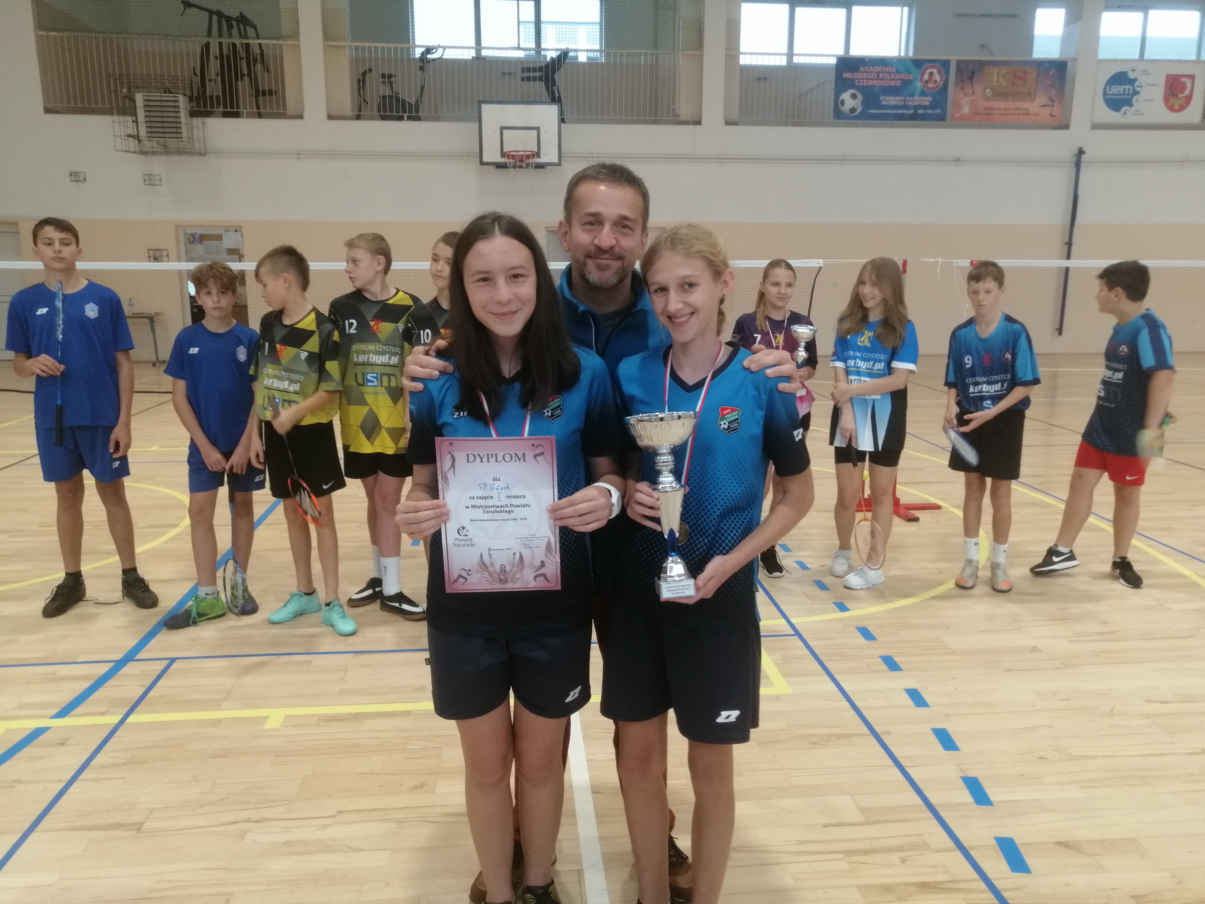 Mistrzostwa Powiatu Toruńskiego w badmintonie drużynowym dziewcząt i chłopców