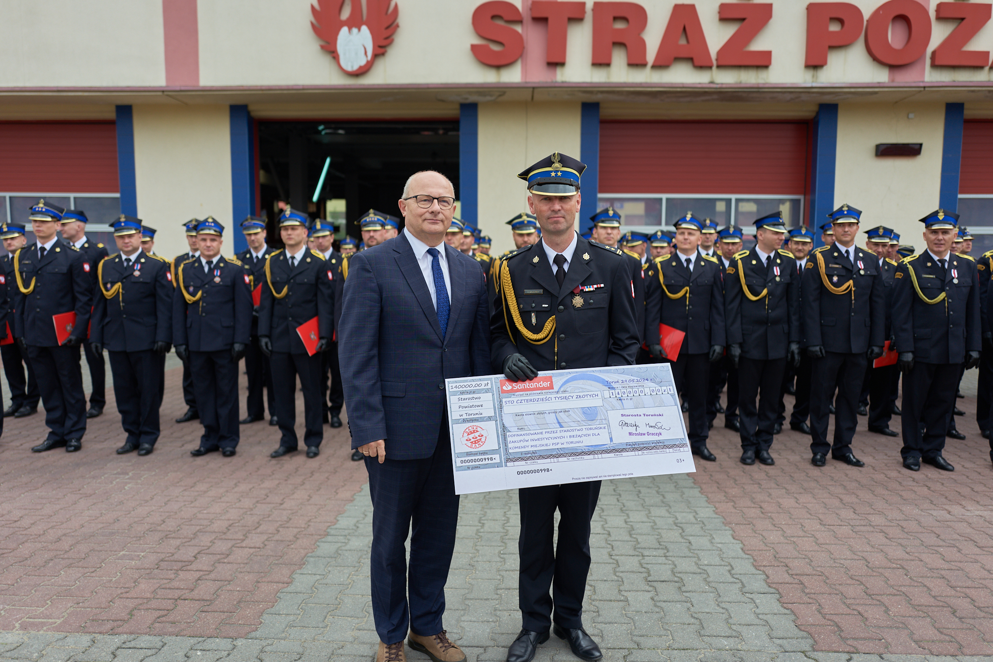 Obchody Dnia Strażaka w Komendzie Miejskiej PSP w Toruniu
