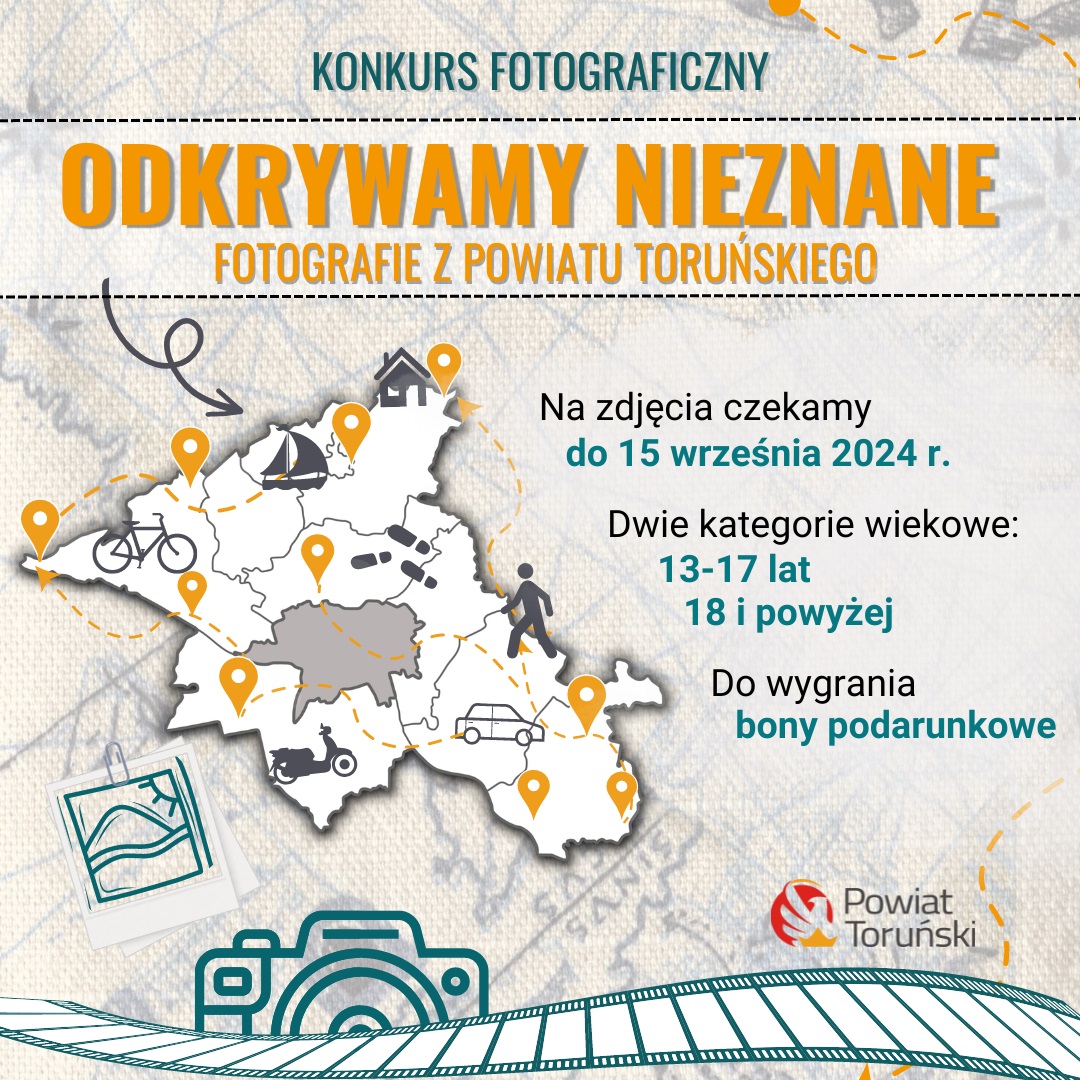 “Odkrywamy Nieznane – Fotografie z Powiatu Toruńskiego” - konkurs!