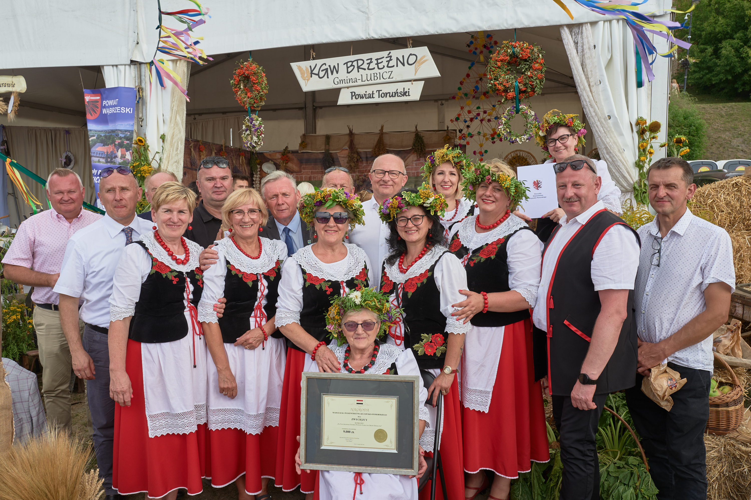 Dożynki Województwa Kujawsko-Pomorskiego – KGW Brzeźno z nagrodą za najlepsze stoisko!