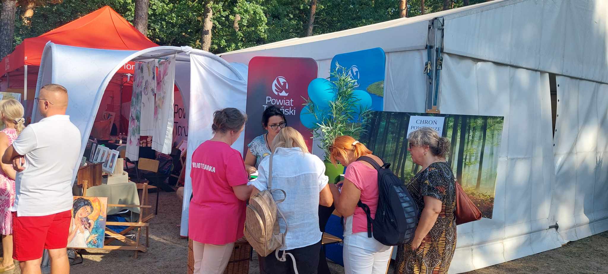 Akcja "Chroń powietrze" na Powiatowo-Gminnych Dożynkach w Kamionkach Małych!