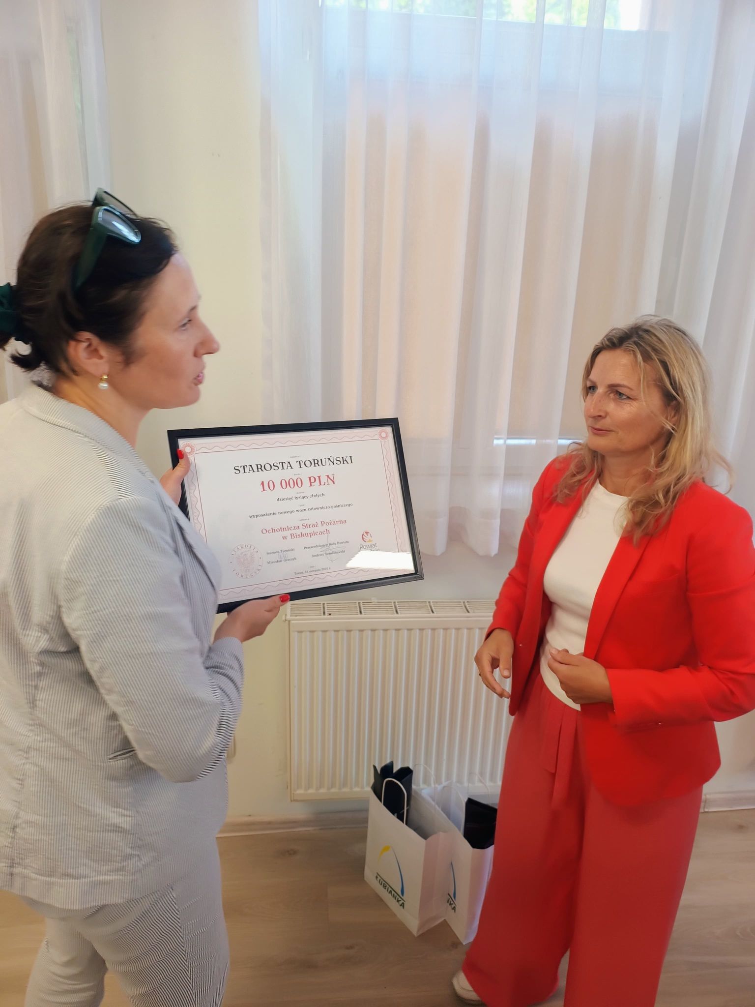 OSP Biskupice z finansowym wsparciem