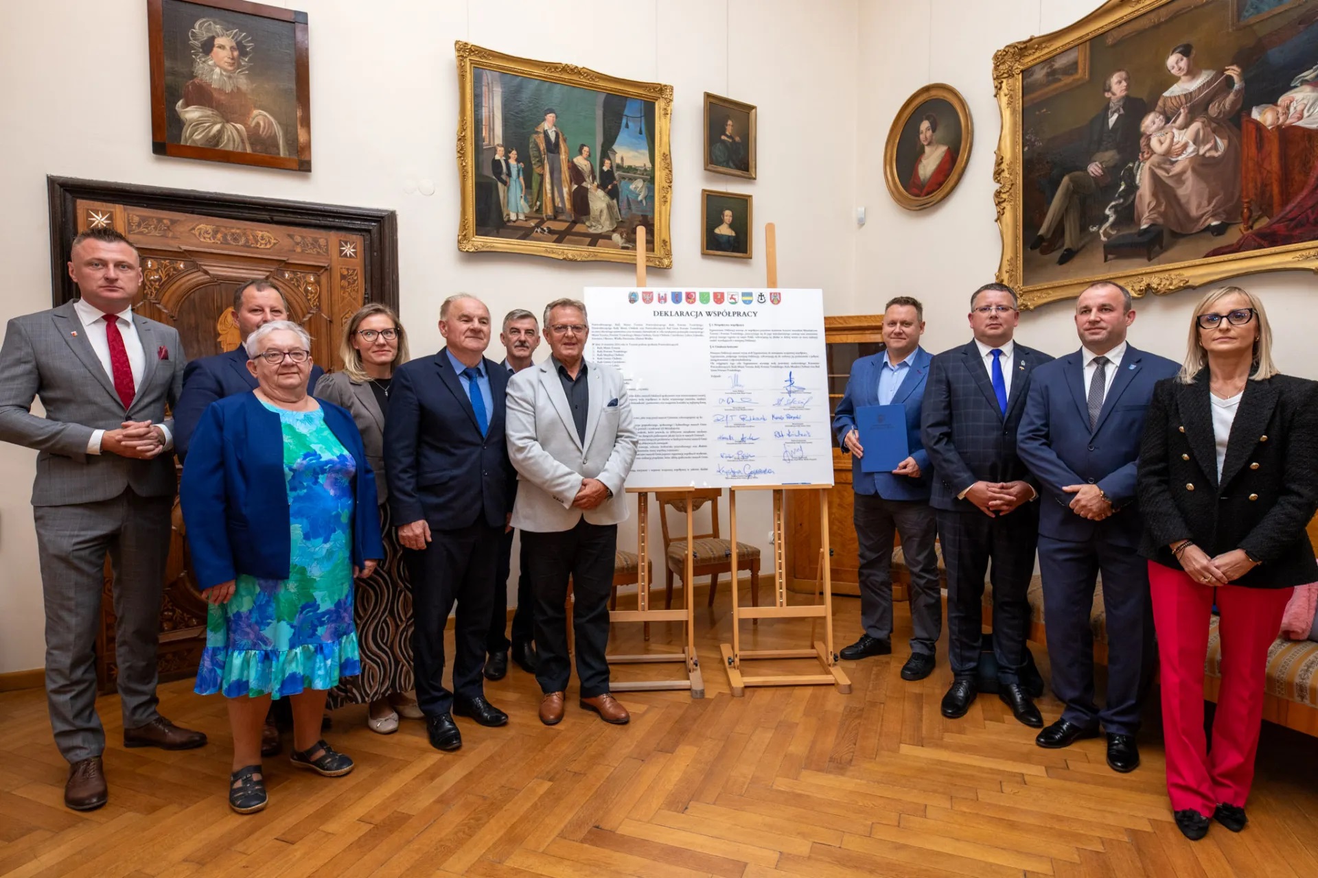 Podpisanie Deklaracji Współpracy Przewodniczących Rad Miast i Gmin Powiatu Toruńskiego