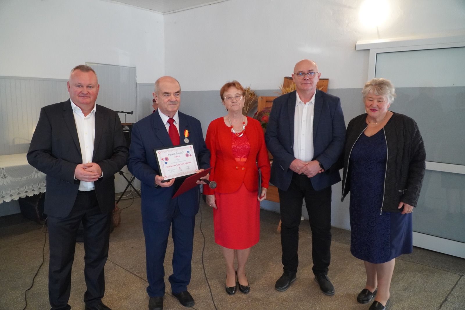 Uroczyste obchody 10-lecia Klubu Seniora "Sami Swoi" z gminy Obrowo