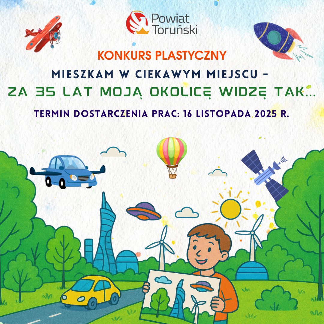 Rusza XVII edycja konkursu plastycznego „Mieszkam w ciekawym miejscu – za 35 lat moją okolicę widzę tak…”