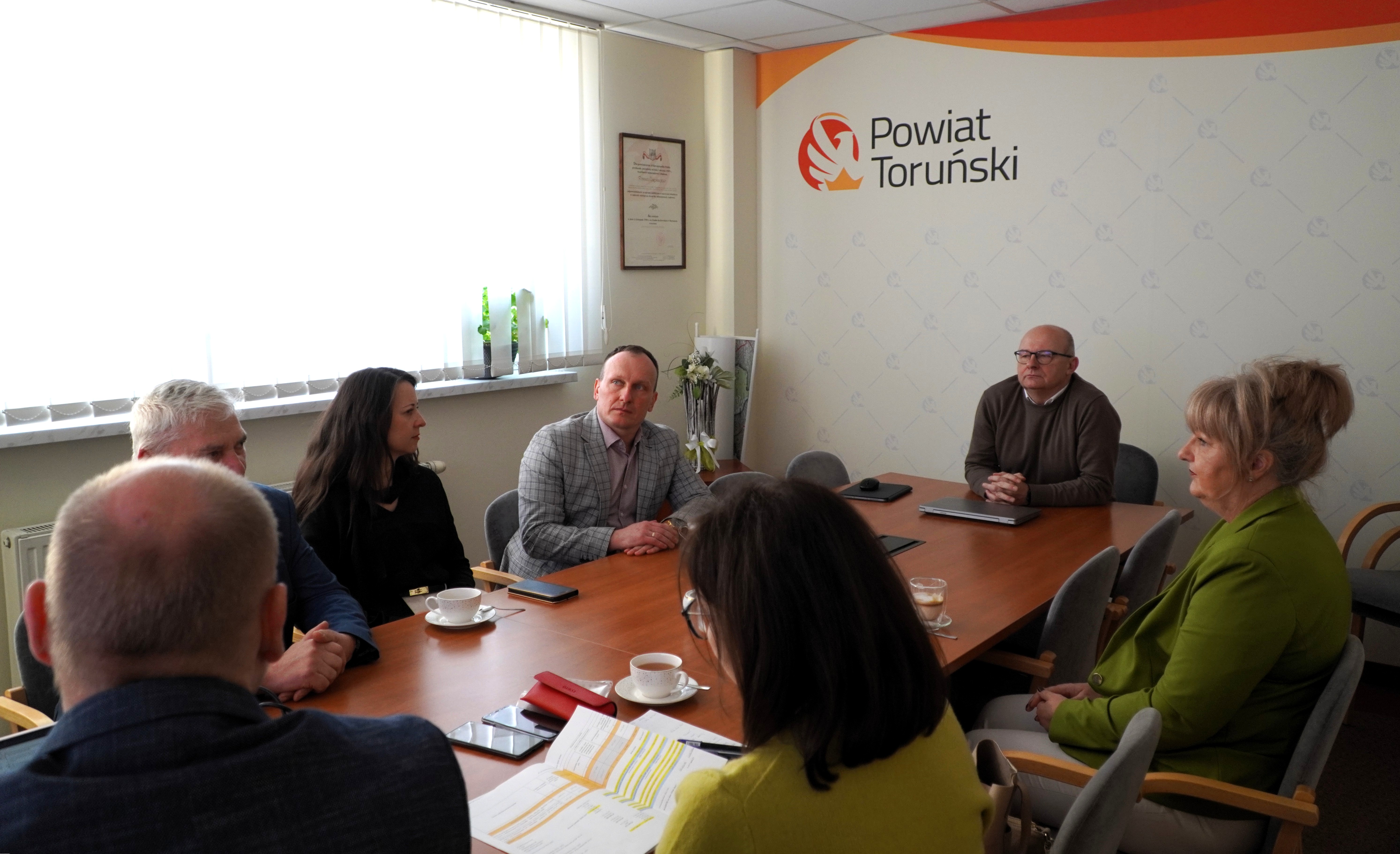 Z gminą Łysomice o wspólnych projektach drogowych